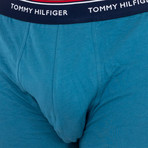 Tommy Hilfiger // Pack of 3 Briefs // Red + Blue + Green (S)