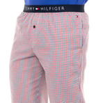 Tommy Hilfiger Pajama Pants // White + Red + Blue Checkered (S)