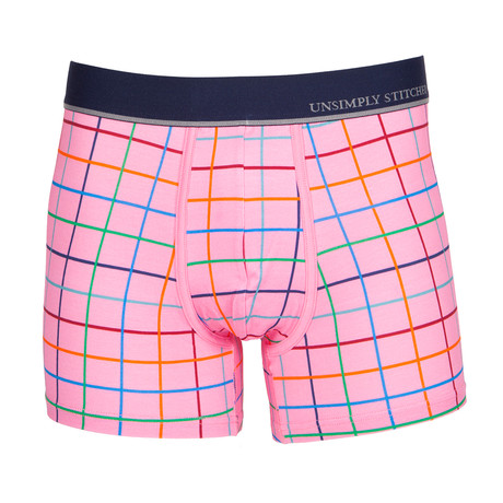 Color Grid // Pink + Multicolor (S)