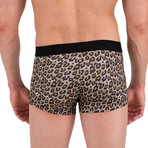 Leopard Print Trunks // Yellow (S)