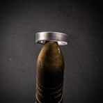 Shotgun Barrel Ring // Brushed Metal Finish (Size 8)