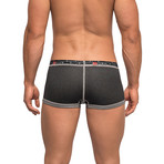 Reversible Mini Short // Black + Gray (L)