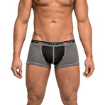 Reversible Mini Short // Black + Gray (L)