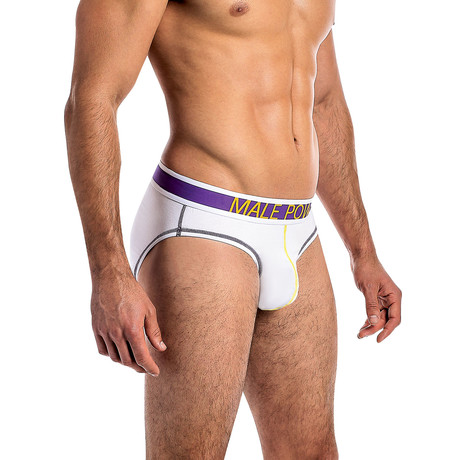 Pure Energy Sport Brief // White (M)