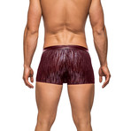 Dazzle Insert Short // Burgandy (XL)