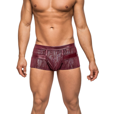 Dazzle Insert Short // Burgandy (M)