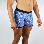 Bamboo Boxers // Penguins + Black Band (Small: 28-31" Waist)