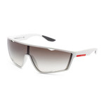 Unisex PS09US-TWK5O040 Linea Rossa Sunglasses // White + Silver
