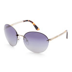 Men's PR68VS-ZVN3A061 Sunglasses // Pale Gold + Blue Gradient