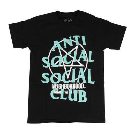 ANTI SOCIAL SOCIAL CLUB X NEIGHBORHOOD Filth Fury T-Shirt // Black