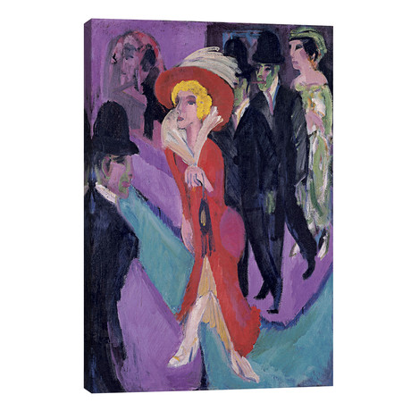 Street Hooker in Red // Ernst Ludwig Kirchner (26"W x 40"H x 1.5"D)