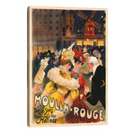 Le Moulin Rouge Advertisement, 1900 // E. Paul Villefroy (26"W x 40"H x 1.5"D)