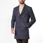 Grayson Wool Coat // Dark Blue (Euro: 46)