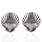 Shell Earrings // Silver