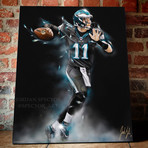 Carson Wentz // Born to Fly // Canvas (20"W x 16"H x 1.5"D)