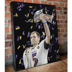 Ravens 2012 Super Bowl // Canvas (20"W x 16"H x 1.5"D)