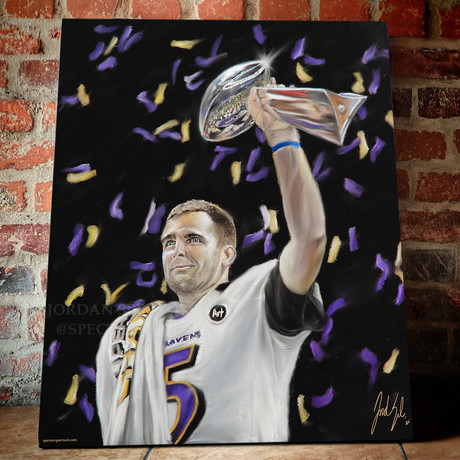 Ravens 2012 Super Bowl // Canvas (20"W x 16"H x 1.5"D)
