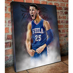 Sixers // Fresh Prince // Canvas (20"W x 16"H x 1.5"D)