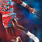 Michael Jordan // Goat Legacy // Canvas (16"H x 20"W x 1.5"D)
