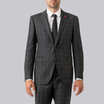 Westbury Suit // Charcoal Windowpane (US: 38R)