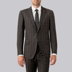 Westbury Suit // Brown Windowpane (US: 46R)