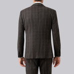 Westbury Suit // Brown Windowpane (US: 48R)