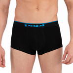3 Pack Brazilian Trunks // Black + Blue + Turquoise (XL)