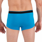 3 Pack Brazilian Trunks // Black + Blue + Turquoise (XL)
