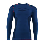 Long Sleeve Unisex Thermal T-Shirt // Navy (M)