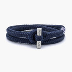 Tiny Ted // Navy // Silver Clasp (M)
