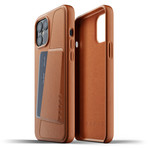 Full Leather iPhone 12 Pro Max Wallet Case (Tan)