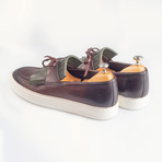Leather Tassle Slip-On Sneakers // Brown (Euro: 40)
