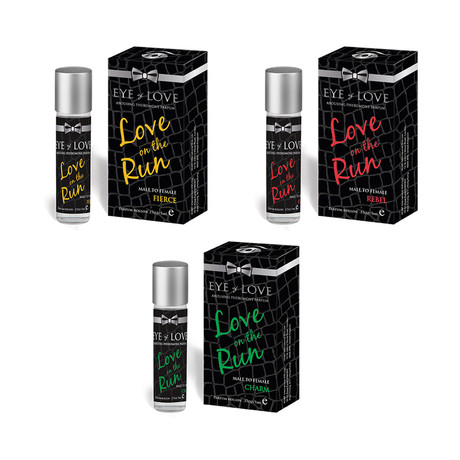 Mini Roll-On Cologne // Set of 3 // Male Attract Female // 5 ml Each