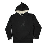Sherpa Hoodie // Black (XL)