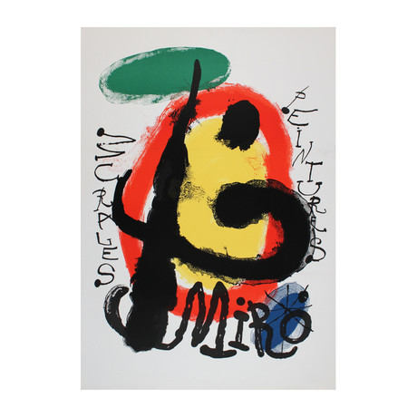 Joan Miro // Peintures Murales // 1961 Lithograph