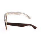 Unisex Flat Top Miracolo Sunglasses // Havana