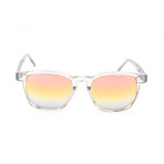 Men's Unico Sunglasses // White Transparent