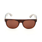 Unisex Flat Top Miracolo Sunglasses // Havana