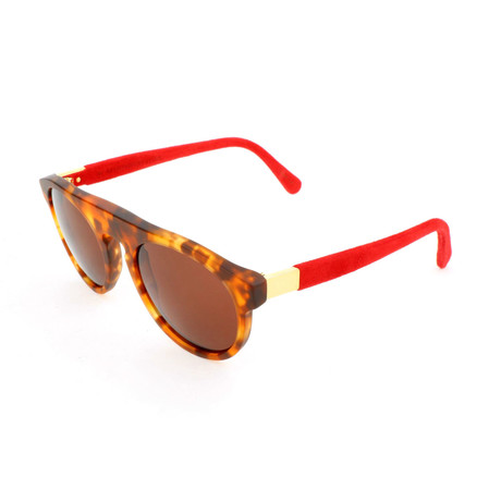 Unisex Racer Sunglasses // Havana