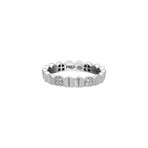Fred of Paris Une Ile D'or 18k White Gold Diamond Ring (Ring Size: 6)