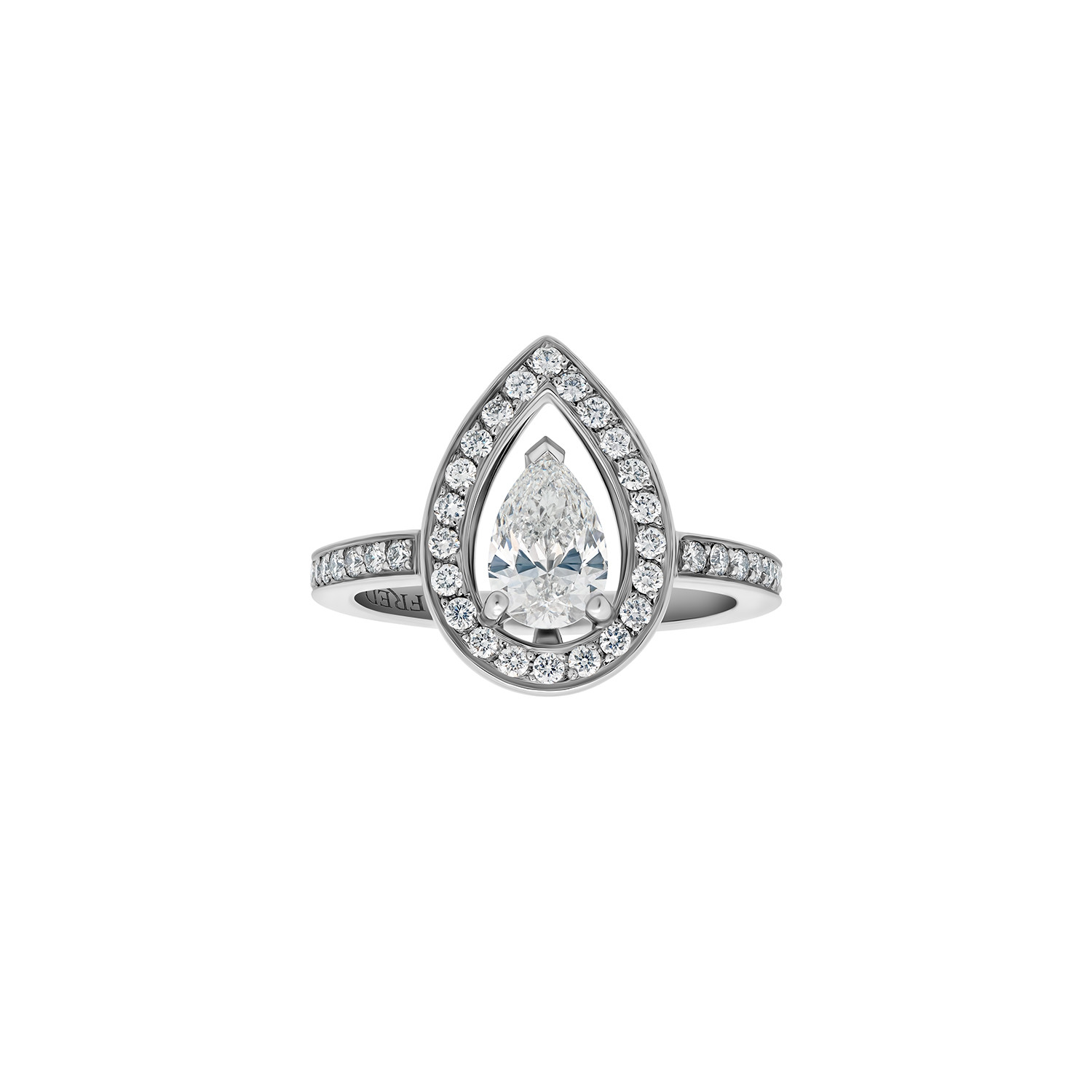 Fred of Paris Lovelight Platinum Diamond Ring II // Ring Size: 5.25 ...