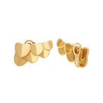 Fred of Paris Une Ile D'or 18k Yellow Gold Earrings