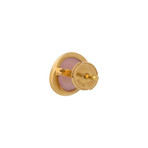 Fred of Paris Belle Rives 18k Rose Gold Pink Quartz Single Stud Earring