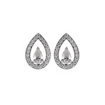 Fred of Paris LoveLight 18k White Gold Diamond Earrings I