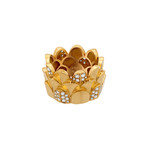 Fred of Paris Une Ile D'or 18k Yellow Gold Diamond Ring (Ring Size: 6)