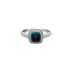 Fred of Paris Paindesucre 18k White Gold London Blue Topaz Ring // Ring Size: 5.25