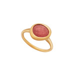Fred of Paris Belles Rives 18k Rose Gold Rhodochrosite Ring // Ring Size: 6.5