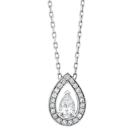 Fred of Paris Lovelight 18k White Gold Diamond Pendant Necklace II