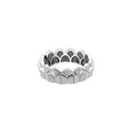Fred of Paris Une Ile D'or 18k White Gold Ring II (Ring Size: 6)
