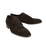Cap Toe Derby Shoes // Brown (US: 8)